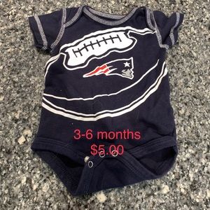 Patriots onesie